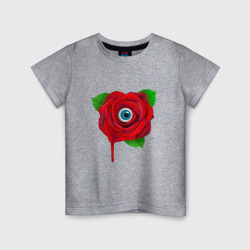 Детская футболка хлопок Роза с глазом