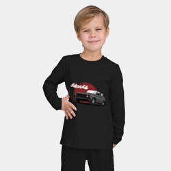 Детская пижама с лонгсливом хлопок Авто 4x4 на литых дисках - фото 2