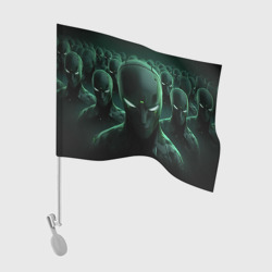 Флаг для автомобиля Анонимусы андроиды
