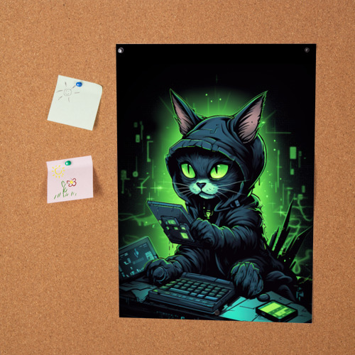 Постер Котенок хакер - фото 2