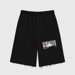 Женские шорты oversize футер хлопок Взгляд Маи Сакурадзимы