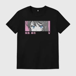 Мужская футболка хлопок Взгляд Маи Сакурадзимы