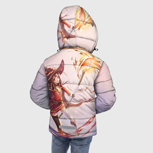 Зимняя куртка для мальчиков 3D Коносуба Мэгумин, цвет красный - фото 4