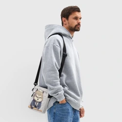 Сумка через плечо 3D Волк на работе - фото 2