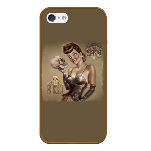 Чехол для iPhone 5/5S матовый Lordi To beast or not to beast