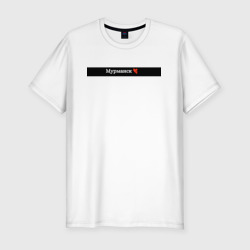 Мужская футболка хлопок Slim Мурманск города России