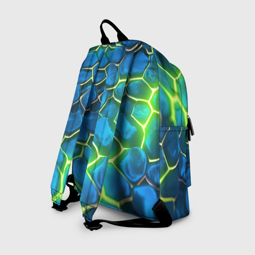 Рюкзак 3D CSGO green blue neon - фото 2