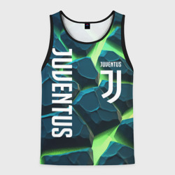 Мужская майка 3D Juventus green  neon