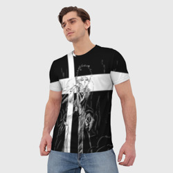 Мужская футболка 3D Ичиго и занпакто - Блич - фото 2