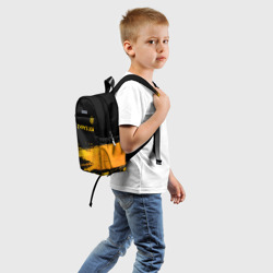 Детский рюкзак 3D Chrysler - gold gradient: символ сверху - фото 2