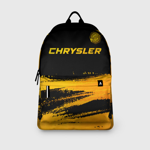 Рюкзак 3D Chrysler - gold gradient: символ сверху - фото 4
