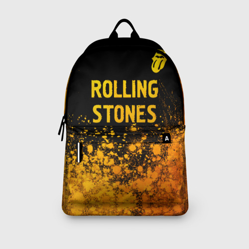 Рюкзак 3D Rolling Stones - gold gradient: символ сверху - фото 4
