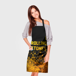 Фартук 3D Rolling Stones - gold gradient: символ сверху - фото 2