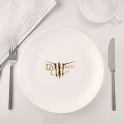 Набор: тарелка + кружка Логотип Baldurs Gate 3 - фото 2