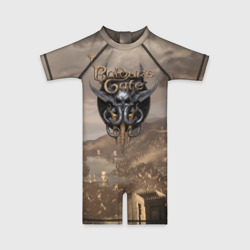 Детский купальный костюм 3D Baldurs Gate 3 Logo