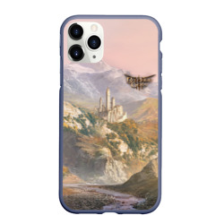 Чехол для iPhone 11 Pro Max матовый Baldurs Gate 3 Castle
