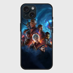 Чехол силиконовый для Apple iPhone 15 матовый Baldurs gate 3