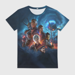Женская футболка 3D Baldurs gate 3