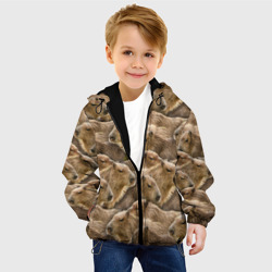 Детская куртка 3D Паттерн с капибарами - грызуны - фото 2