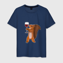 Мужская футболка хлопок Алко белка с вином