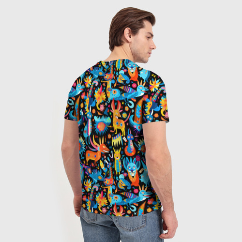 Мужская футболка 3D Космические чудики, цвет 3D печать - фото 4
