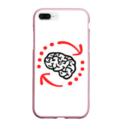 Чехол для iPhone 7Plus/8 Plus матовый Мозг долго загружает