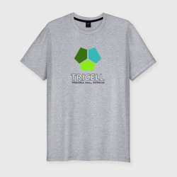 Tricell Inc – Мужская футболка хлопок Slim с принтом купить