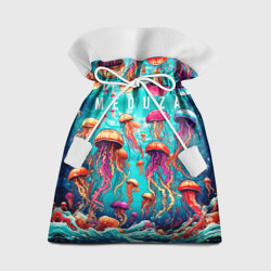 Подарочный 3D мешок Медуза в стиле арт
