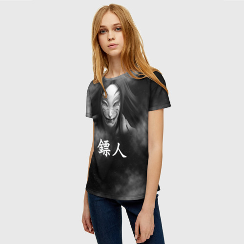 Женская футболка 3D с принтом Клинки хранителей Чжишилан, фото на моделе #1