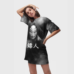 Платье-футболка 3D Клинки хранителей Чжишилан - фото 2