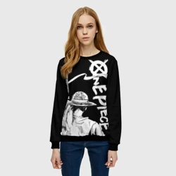 Женский свитшот 3D Луффи - One Piece - манга - фото 2