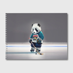 Альбом для рисования Panda striker of the Florida Panthers