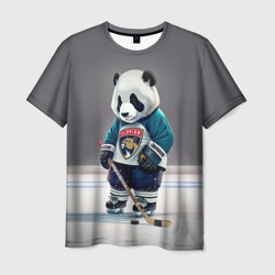 Мужская футболка 3D Panda striker of the Florida Panthers