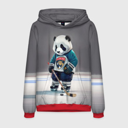 Мужская толстовка 3D Panda striker of the Florida Panthers