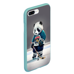 Чехол для iPhone 7Plus/8 Plus матовый Panda striker of the Florida Panthers - фото 2