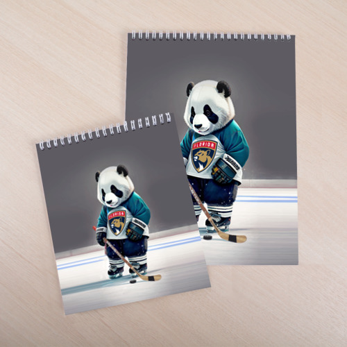 Скетчбук Panda striker of the Florida Panthers, цвет белый - фото 4