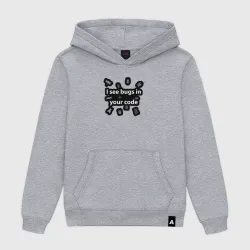 Мужская толстовка хлопок I see bugs in your code