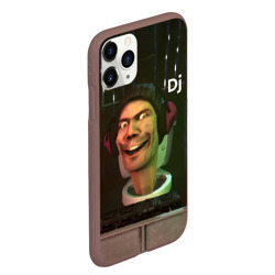 Чехол для iPhone 11 Pro Max матовый Skibidi Toilet Dj - фото 2