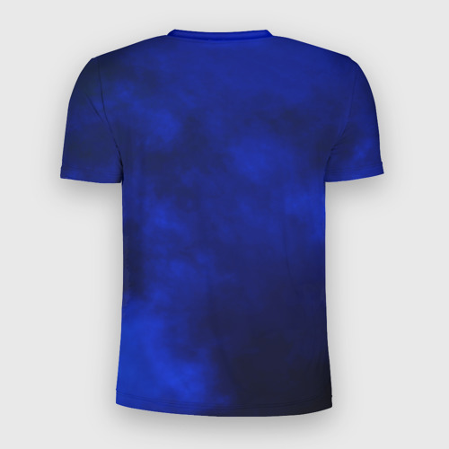 Мужская футболка 3D Slim с принтом Килиан Мбаппе сборная Франции, вид сзади #1
