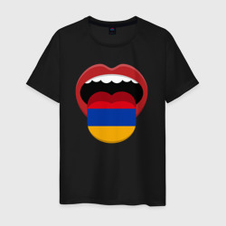 Мужская футболка хлопок Armenian lips