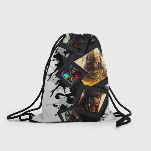 Рюкзак-мешок 3D Вождь Апачи