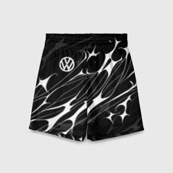 Детские спортивные шорты 3D Volkswagen - Острые линии