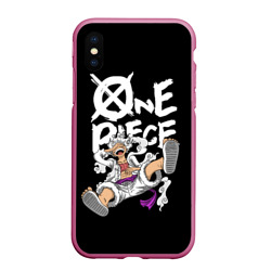 Чехол для iPhone XS Max матовый One piece - gear 5 Luffy