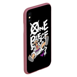 Чехол для iPhone XS Max матовый One piece - gear 5 Luffy - фото 2