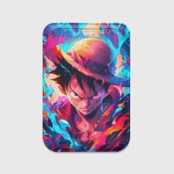Картхолдер Magsafe магнитный Луффи из Ван Пис - разноцветный