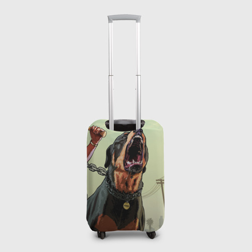 Чехол для чемодана 3D Собака из GTA, цвет 3D печать - фото 2