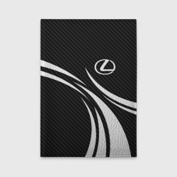 Обложка для автодокументов Lexus - carbon line