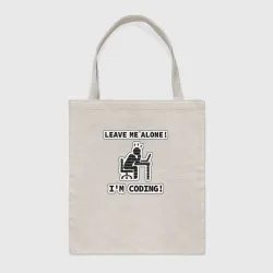 Шоппер BioNature leave me alone I m coding 