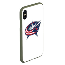 Чехол для iPhone XS Max матовый Columbus blue jackets - Sergey Bobrovsky - фото 2