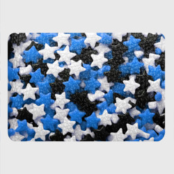 Картхолдер с принтом Сладкие звёзды чёрно-синие - фото 2